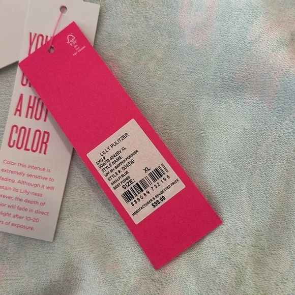 NWT Lilly Pulitzer UPF 50+ Skipper Popover - XL - Picture 6 of 7